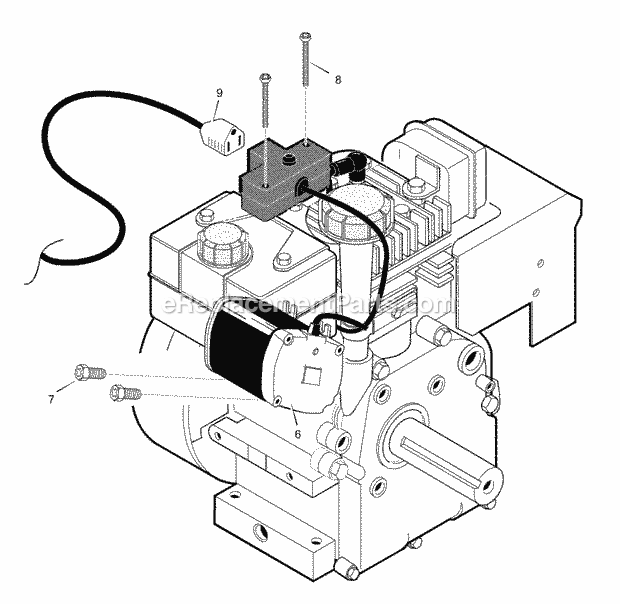 Murray 633128X43A (2003) Dual Stage Snow Thrower Electric_Start_Assembly Diagram
