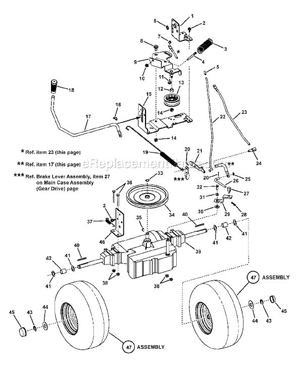 Murray 7800162 (LT155420) Lawn Tractor Page J Diagram