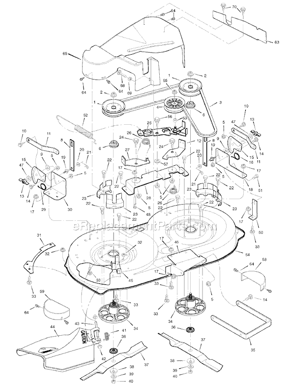 Murray 7800280 (405628x114) Lawn Tractor Page F Diagram