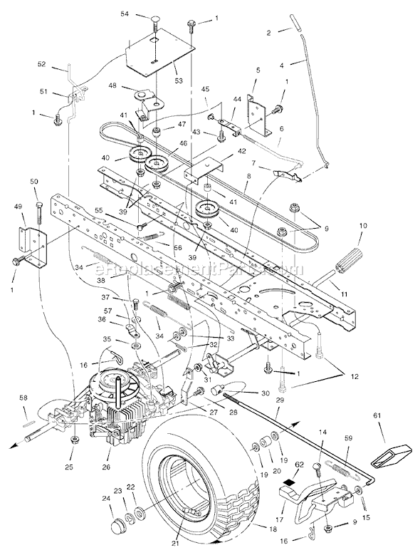 Murray 7800321 (405628x151) Lawn Tractor Page C Diagram