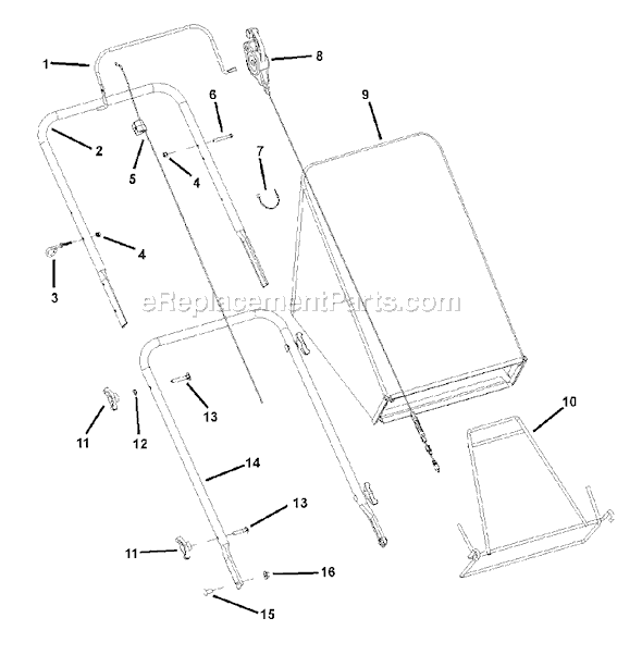 Murray 7800324 (BTP22675HWFC) Lawn Mower Page B Diagram