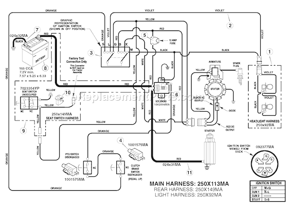 Murray 7800409 (ELT125380) Lawn Tractor Page D Diagram