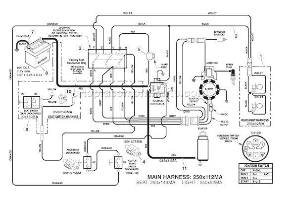 Murray 7800497 (ELB155420H) Lawn Tractor Page D Diagram