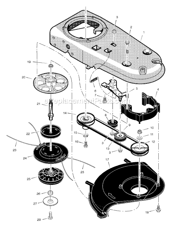 Murray TM4000x51A (2001) String Trimmer Page B Diagram