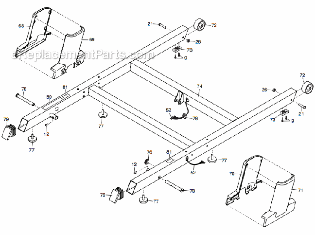 NordicTrack 249270 Nordictrack Incline Trainer X7I Treadmill Page C Diagram