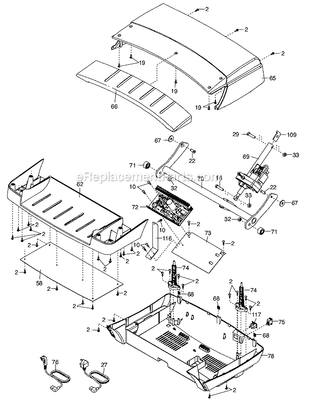 NordicTrack NETL147110 Treadmill Page B Diagram