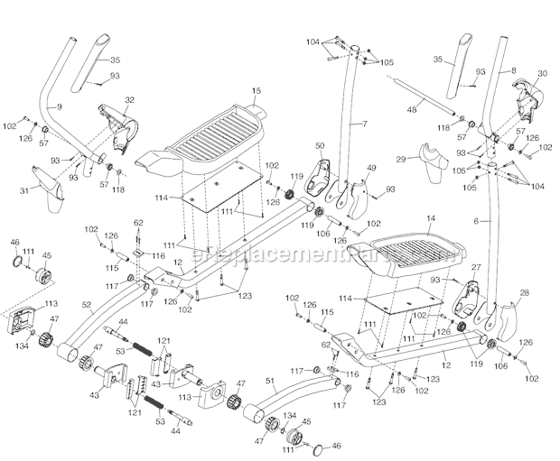 NordicTrack E 5.5 Elliptical | NTEL060110 | eReplacementParts.com