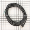 Oreck Power Cord, Black 30' part number: 53336-01-327