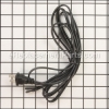 Oreck Power Supply Cord, Black part number: 5815-7640