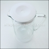 Oster Replacement Glass Pitcher - White part number: BVST-TP20