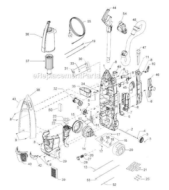 Panasonic MC-UL862-00 Vacuum Cleaner Page B Diagram