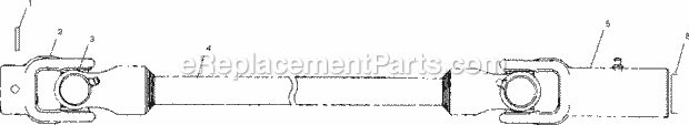 Polaris A00CH50AB (2000) Sportsman 500 Prop Shaft Diagram