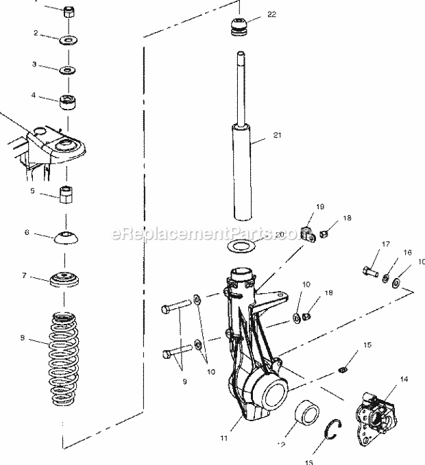 Polaris A01CD32AB (2001) Magnum 325 4X4 Mose Page AY Diagram