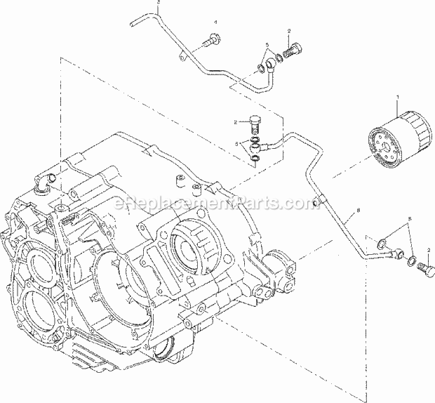 Polaris A02CK32AA (2002) Xpedition 325 Oil Filter Diagram