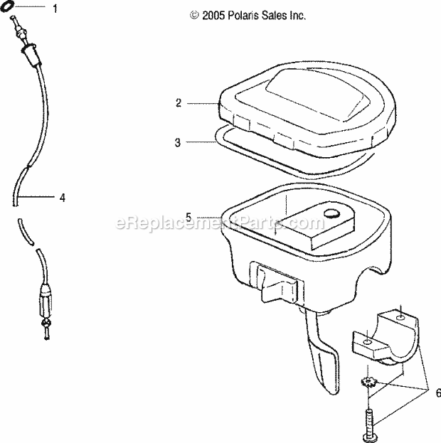 Polaris A06CL50AA (2006) Sportsman 6X6 Page Y Diagram