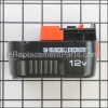 Black and Decker Battery Pack 12 Volt part number: HPB12