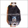 Porter Cable Receptacle 125V 30A part number: GS-0021