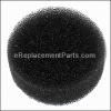 Black and Decker Filter Foam Round .7 part number: D24233