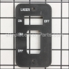 Porter Cable Switch Cover part number: 5140078-04