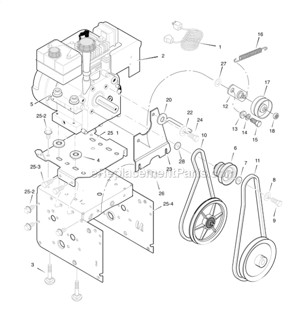 Poulan 96194000300 Parts List and Diagram : eReplacementParts.com