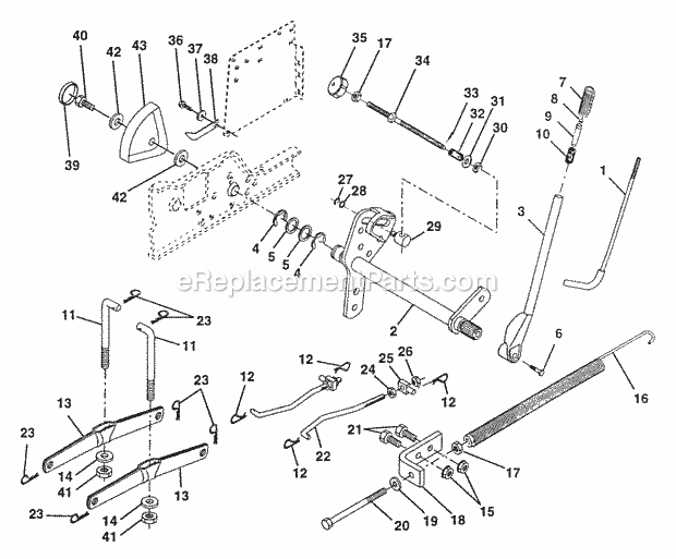 Poulan PP22H50A Lawn Tractor Page F Diagram