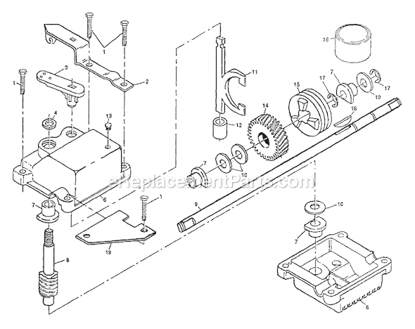 Poulan Pro PP722L Lawn Mower Page C Diagram