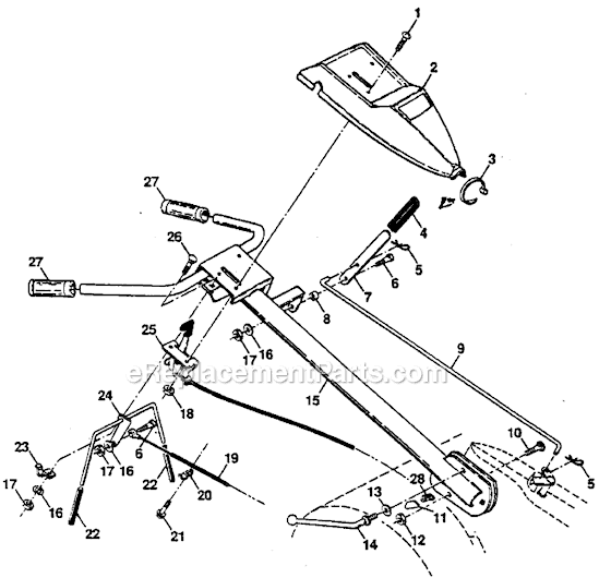 Poulan Pro PPRT8JA Tiller Page B Diagram