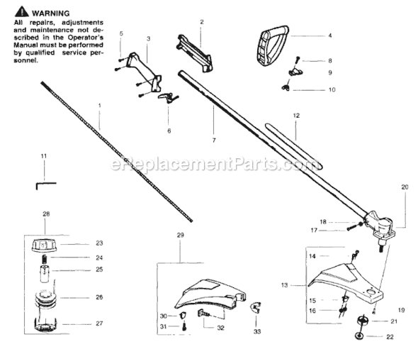 Weed Eater XT65 Gas Trimmer OEM Replacement Parts From ...