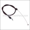 Poulan Throttle Cable Assembly part number: 530037415