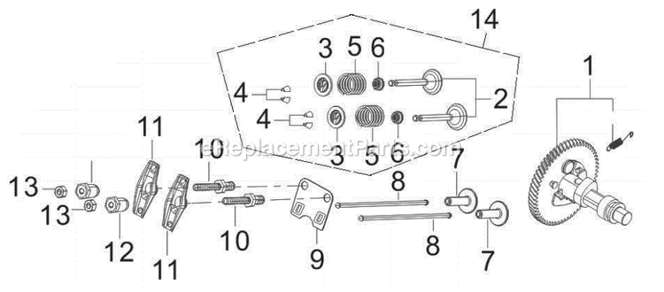 Powermate EPW2123100 3100 Psi Pressure Washer Section5 Diagram