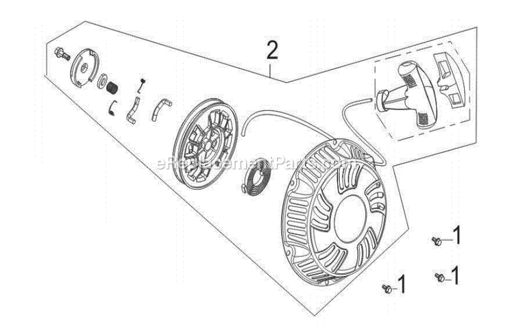 Powermate EPW2123100 3100 Psi Pressure Washer Section6 Diagram