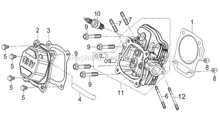 Powermate EPW2123100 3100 Psi Pressure Washer Section2 Diagram