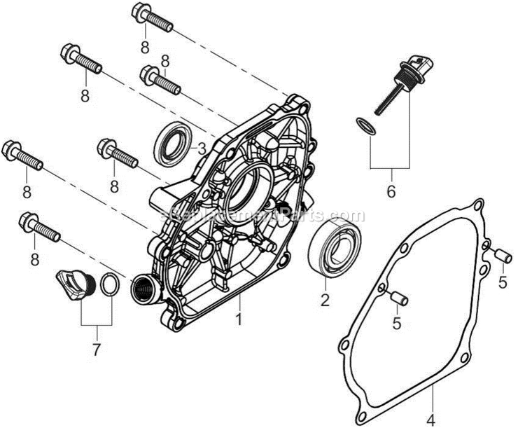 Powermate EPW2123100 3100 Psi Pressure Washer Section4 Diagram