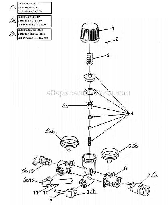 Powermate L0602109 Oilless Single Stage DD Air Compressor Page B Diagram