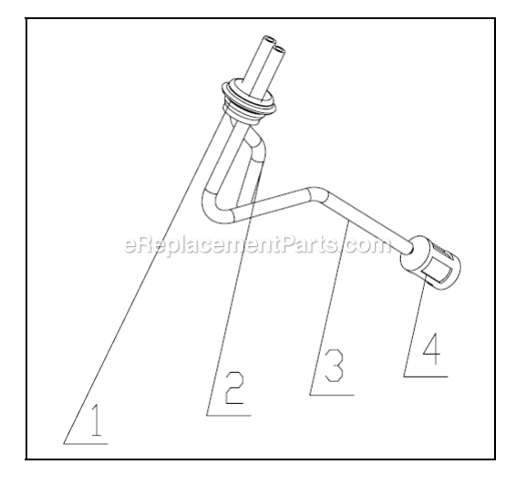 Powermate PEA4381 43cc Earth Auger Powerhead With 8 In. Bit Edger Fuel Line Kit Diagram