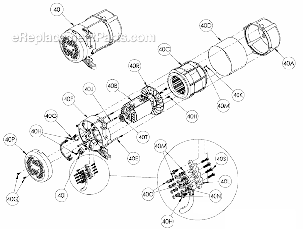 Powermate PM0525312.01 Generator Page B Diagram