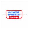 Power Wheels Small, Pw Emblem part number: 00801-1503