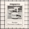 Presto Pressure Cooker Instruction/re part number: 49831
