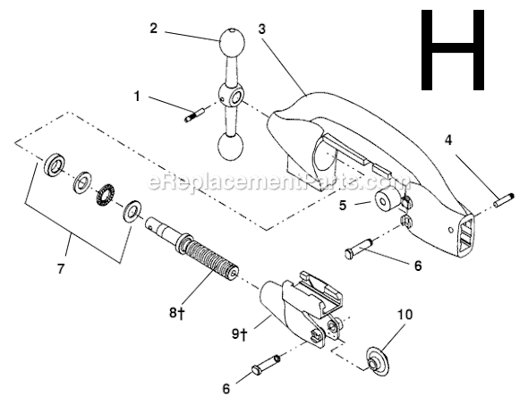 Ridgid 535-A Pipe and Bolt Threading Machine Page H Diagram