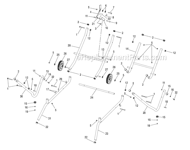 Ridgid R4010 Tile Saw Page C Diagram