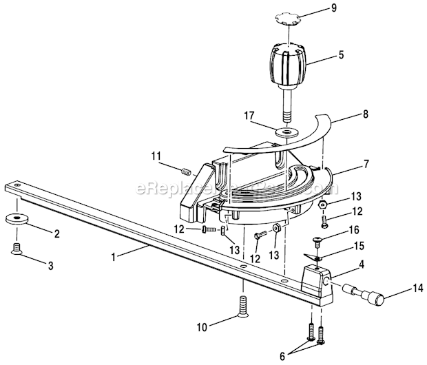 Ridgid R45101 Table Saw Page E Diagram