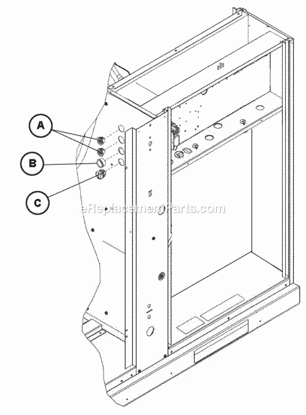 Ruud RACA13042ACT000AA Package Air Conditioners Bushings - Bulkhead Wiring Diagram