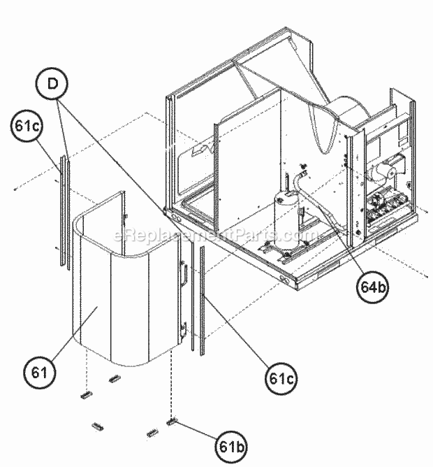 Ruud RACA13042AJT000AA Package Air Conditioners Page K Diagram