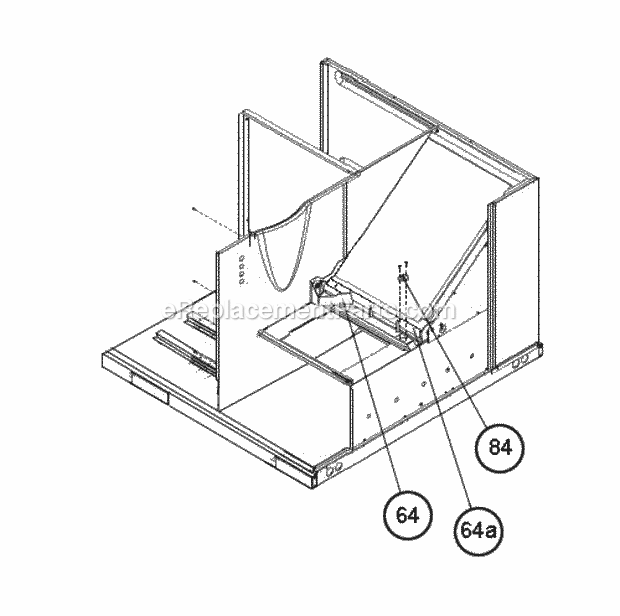 Ruud RACA13042AJT000AA Package Air Conditioners Limit Control - Blower Shelf Diagram