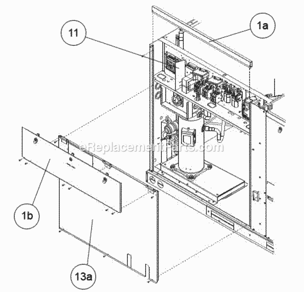 Ruud RACDZR090ADB000AAAA0 Package Air Conditioners - Commercial Page M Diagram