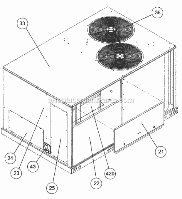 Ruud RACDZS150ACA302CABA0 Package Air Conditioners - Commercial Page O Diagram