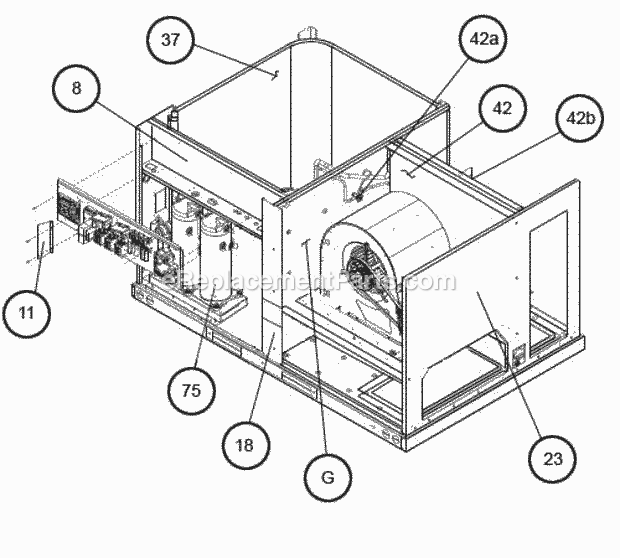 Ruud RACDZS150ACA302CABA0 Package Air Conditioners - Commercial Page F Diagram