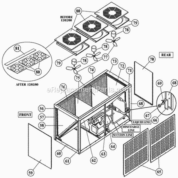 Ruud RAWD-090DAZ Condensing Units - Commercial Page D Diagram