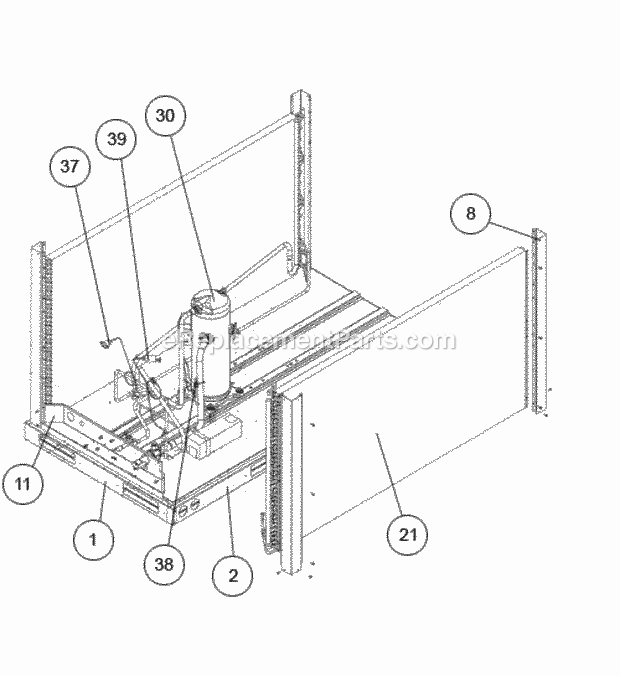 Ruud RAWL-240DAZ Condensing Units - Commercial Page L Diagram