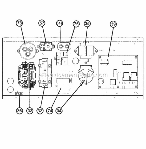 Ruud RGEA14024AJD041AAAJA Package Gas-Electric Electrical Control Box Diagram